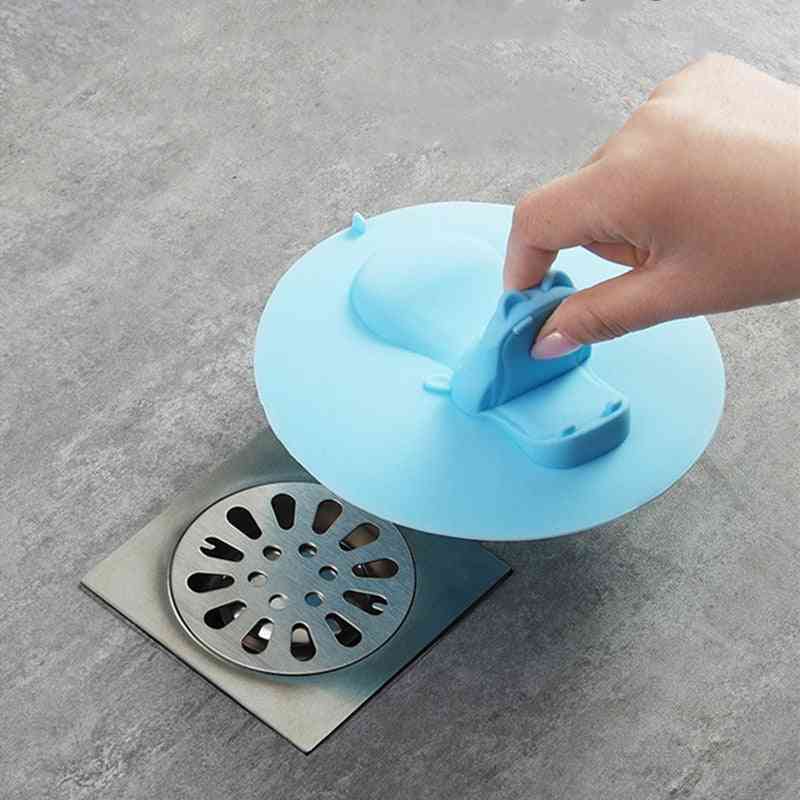 Silicone Floor Drain Cover Deodorant Pad, For Bathroom