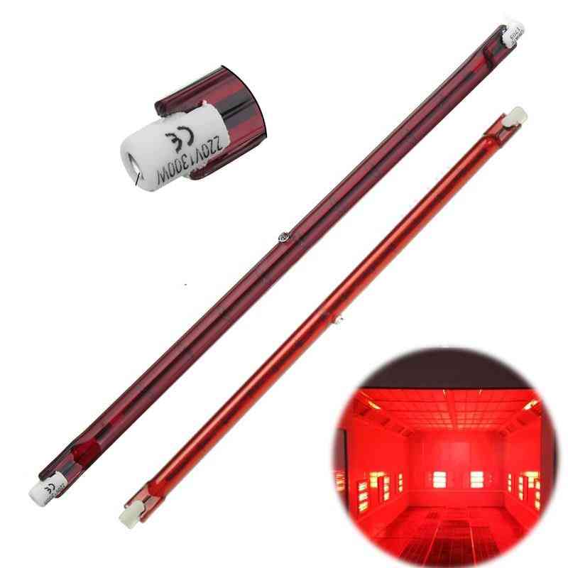 1 Pc/254mm Ac 1300w Halogen Quartz Ruby, R7s Infra-red Heater Bar Tube Pipe Heat Lamp