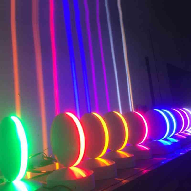 10w vodootporna svjetiljka na prozorskom pragu, 360 ° ktv bar linija zraka, reflektor, sa 7 boja