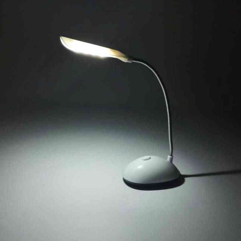 LED moderno flexível dobrável proteção ocular luz noturna com suporte para bateria aaa (branco)