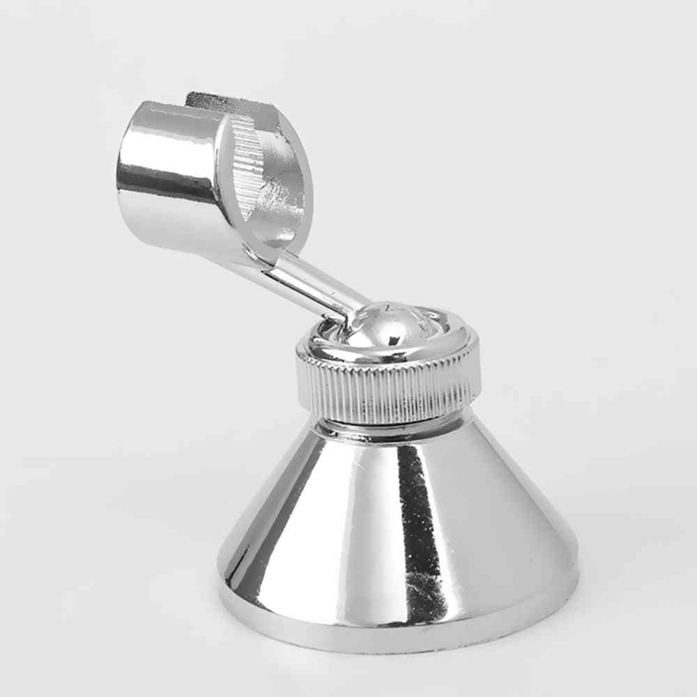 1 Satz drehbarer silberner Duschhandkopf-Kopfhalter für an der Wand montierte verstellbare Halterung für Badezimmer (silber)