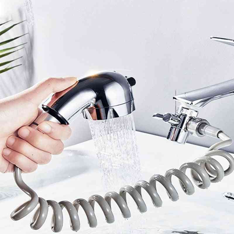 Hochdruck wassersparendes Waschen Haarwaschbecken Wasserhahn Außendusche für Badezimmer