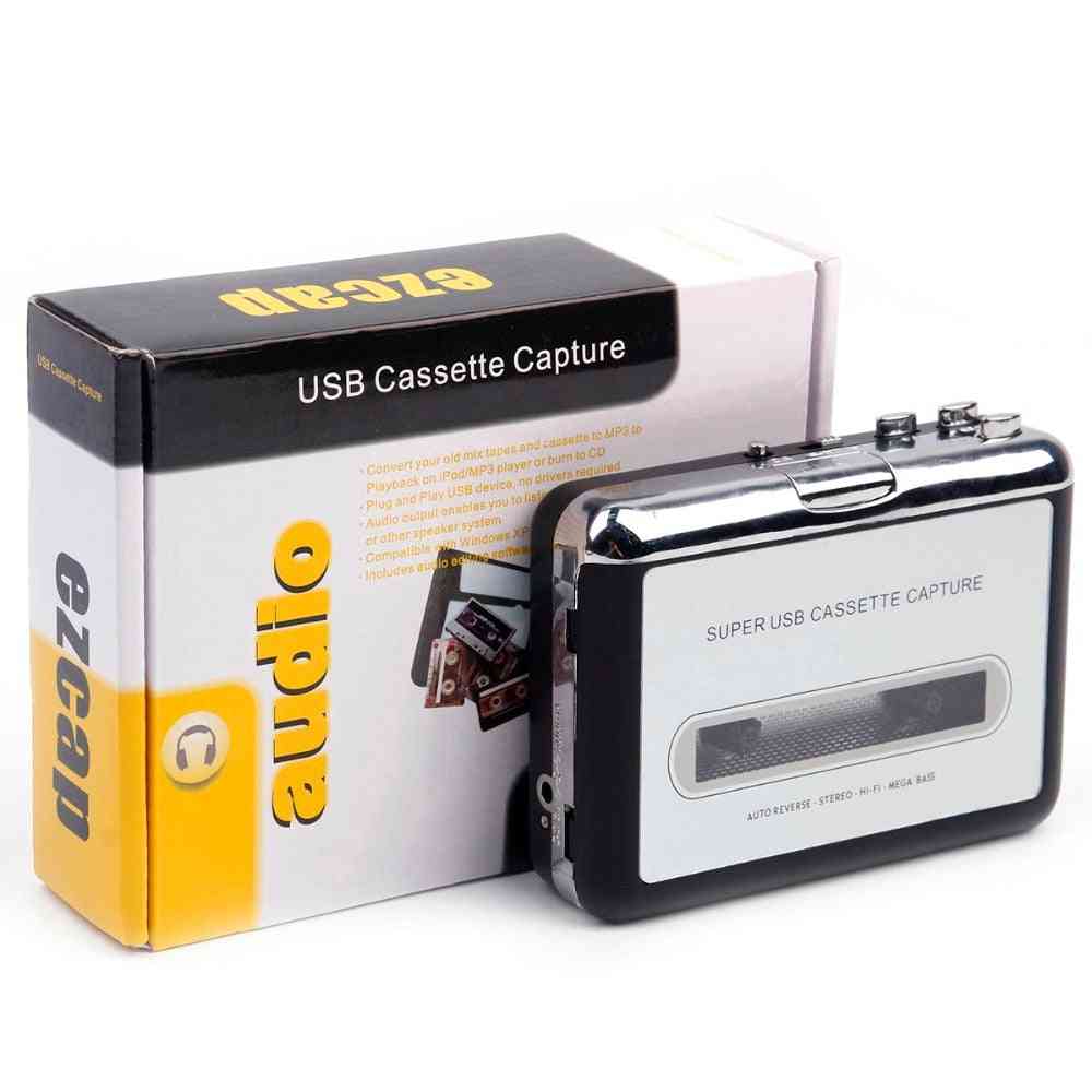 Usb Cassette To Mp3 Converter Capture With Headphone