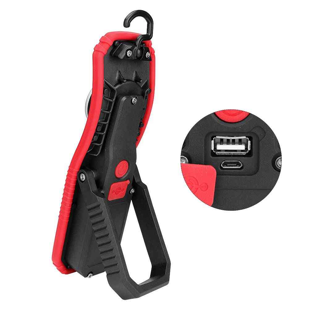 Portable Flashlight Torch -usb Rechargeable Work Light