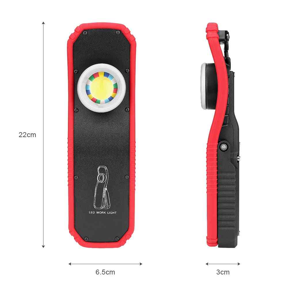 Portable Flashlight Torch -usb Rechargeable Work Light