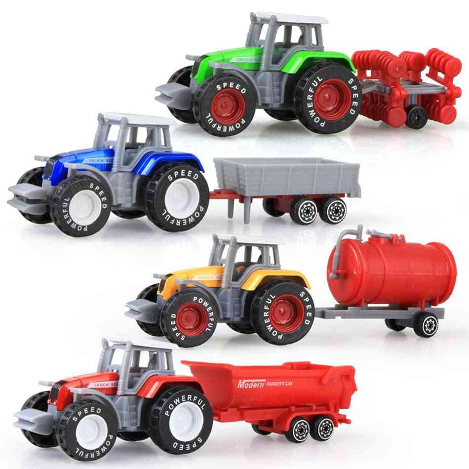 Die-cast Farm Vehicles, Mini Car Model - Tractor Model For Kids