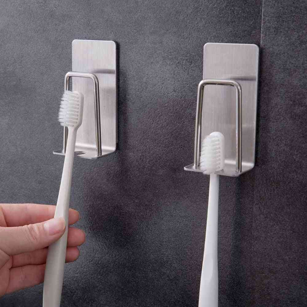 Wall-mounted Stainless Steel And Rustproof Toothbrush Holder