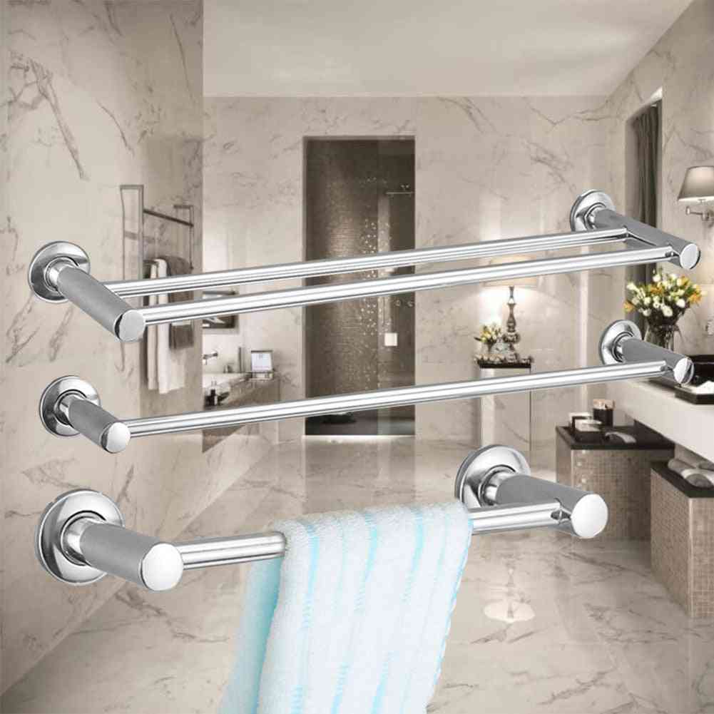 Stainless Steel Fixed Bath Towel Holder, Single Hook