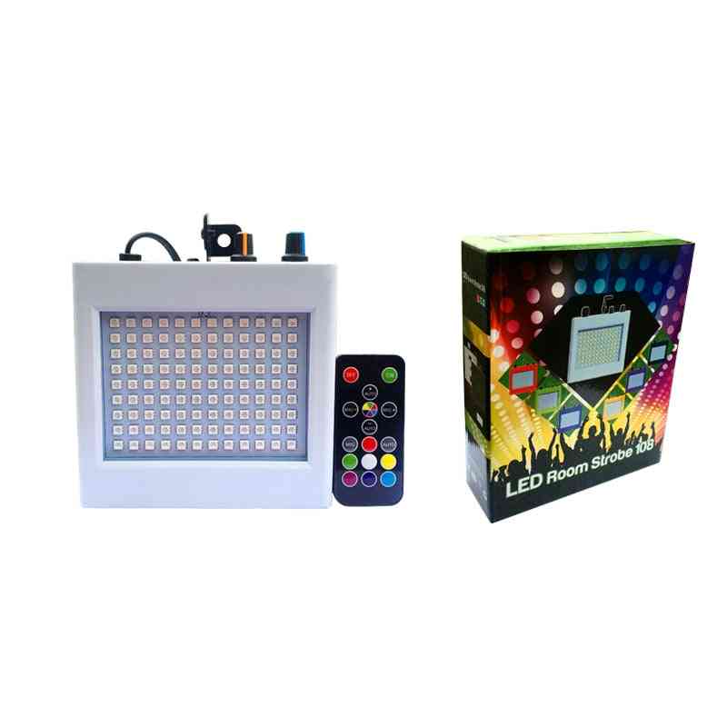 108 Led Mixed Flashing Stage Lights - Remote Sound Activated Disco Lamp