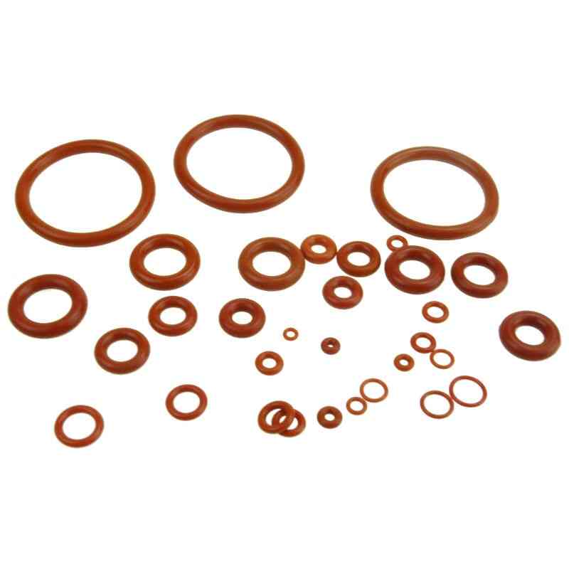 Guarnizione o-ring in gomma siliconica spessore guarnizioni resistenti al calore rosse - 20 mm x 2 mm 30 pezzi / 2 mm