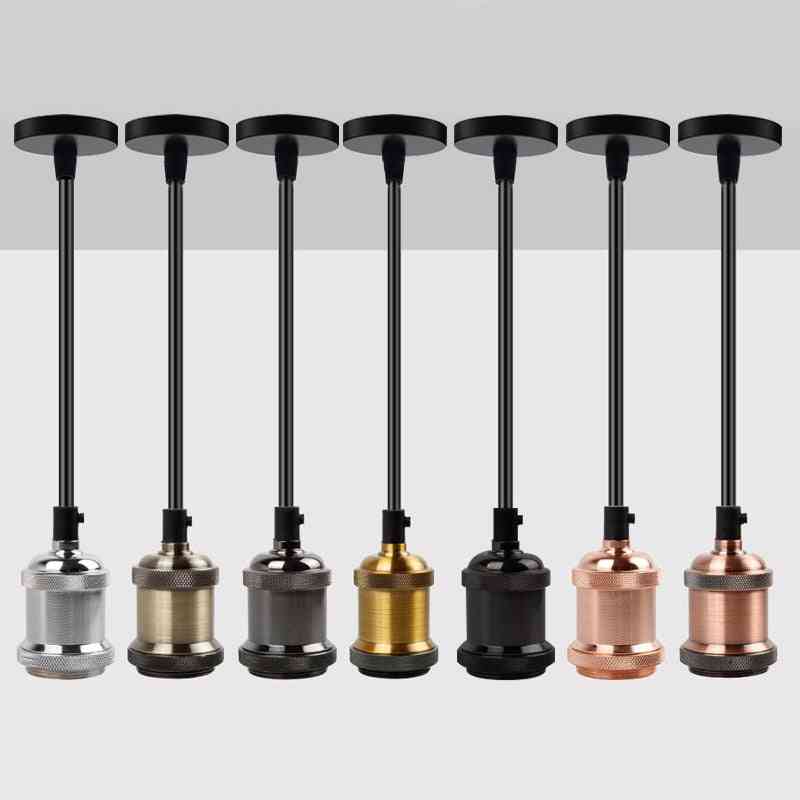 Support de lampe vintage edison e27 vis ampoule-base 110v / 220v douille de lumière en aluminium lampe / support rétro industriel - ruban