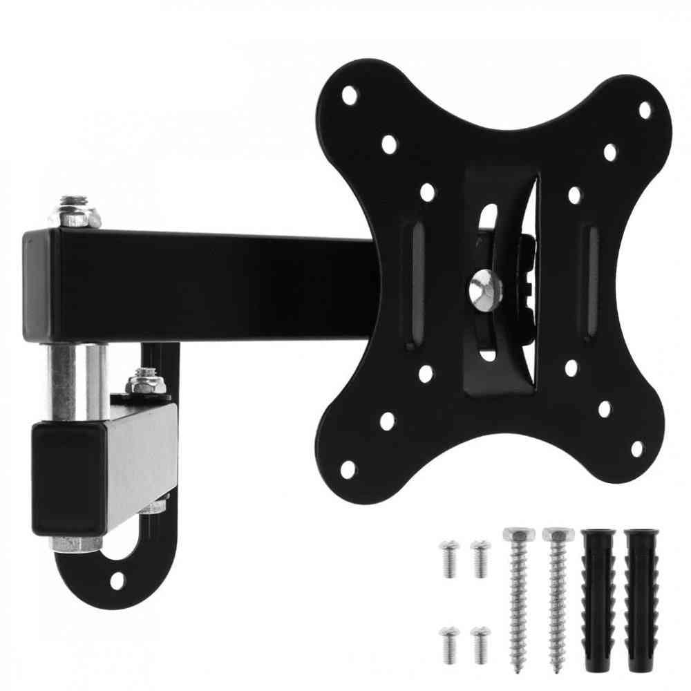 Tv Wall Mount Bracket - Support 15 Degrees Tilt With Small Wrench
