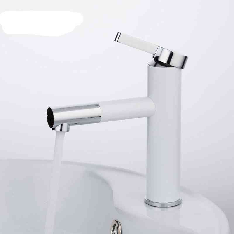 Spray festés mosdó csaptelep - fürdőszoba hideg és meleg csap daru 360 forgatható aerátorral