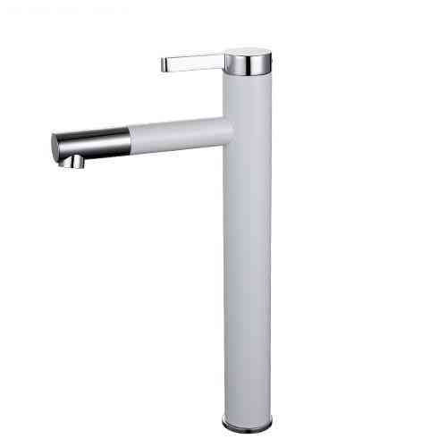 Spray Painting Bath Sink Faucet - Bathroom Cold And Hot Tap Crane With Aerator 360-rotating