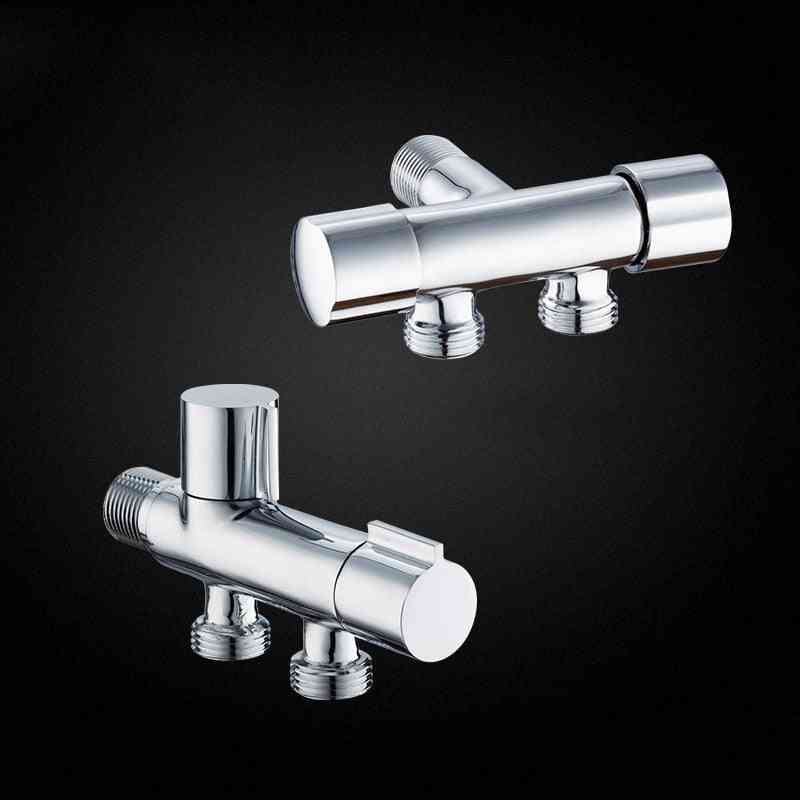Copper Double Outlet Valve With  G1/2 For Shower Head