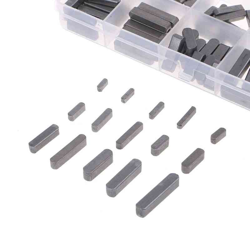 140pcs Round Ended Feather Parallel Drive Shaft Keys Set