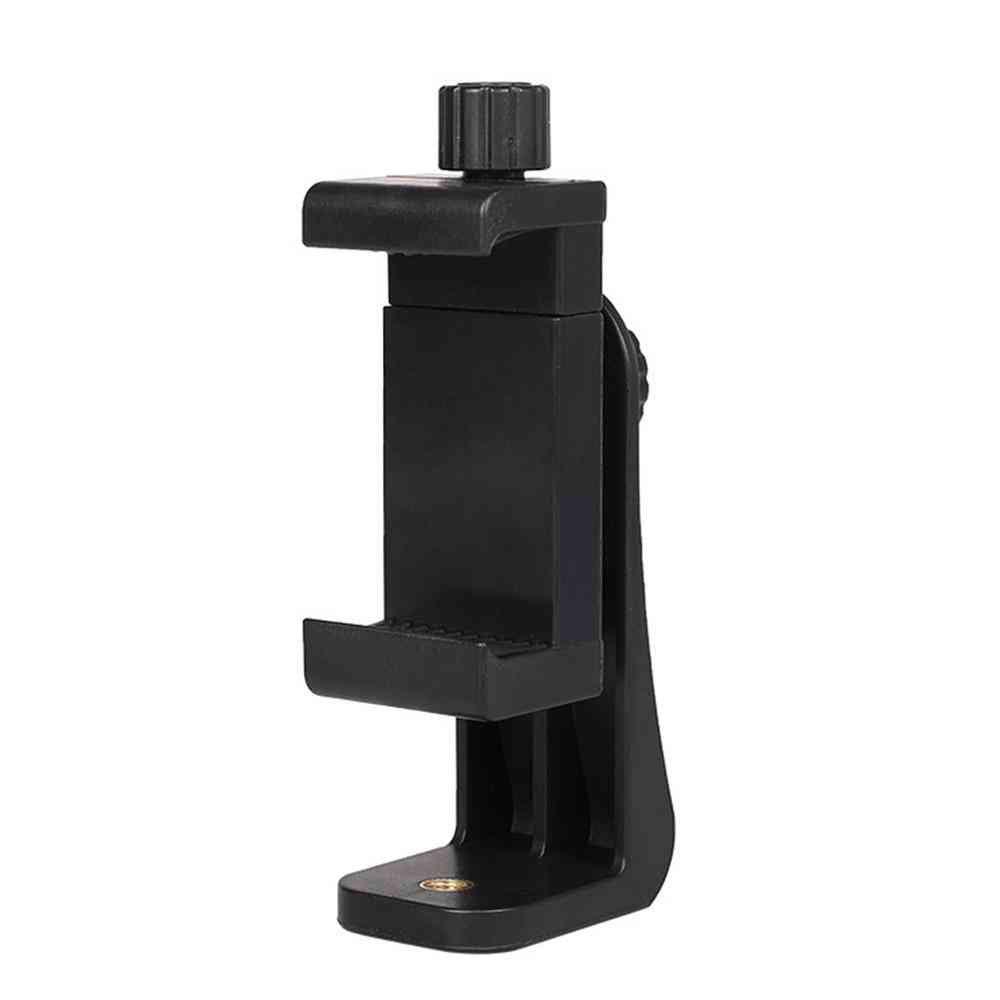 Phone Tripod Mount Adapter Clip - Support Holder Stand Vertical & Horizontal Video Shooting