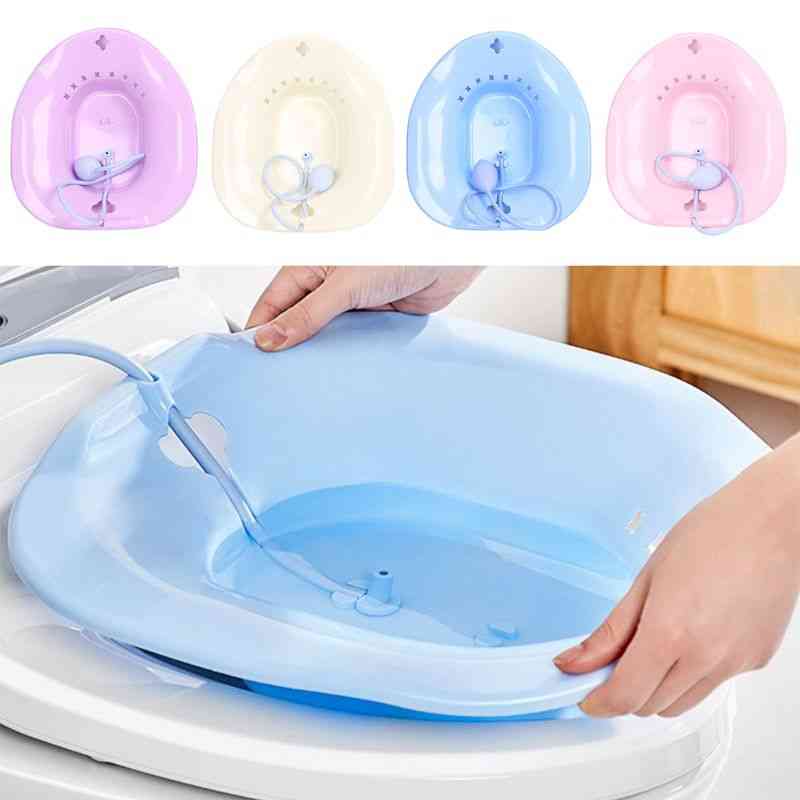 Squat Close Stool Sit-wash Basin, Cleaner For Elderly/maternal/pregnant Woman