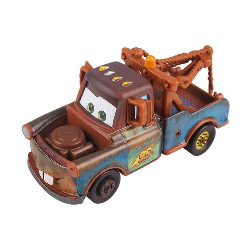 Autíčka disney pixar 2 3 - blesk mcqueen jackson bouře doc hudson mater 1:55 kovový odlitek model auta narozeninový chlapec