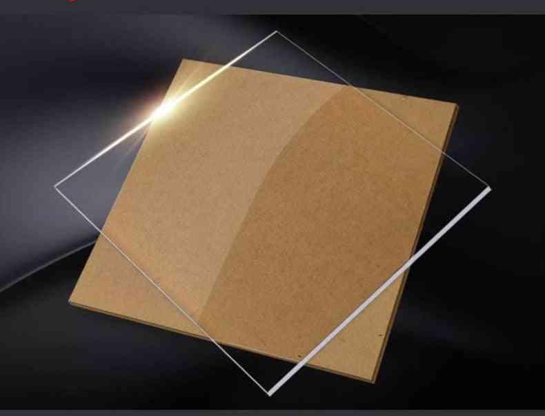 Organiczna pleksi przezroczysty arkusz akrylowy - 200x200mm / 1mm