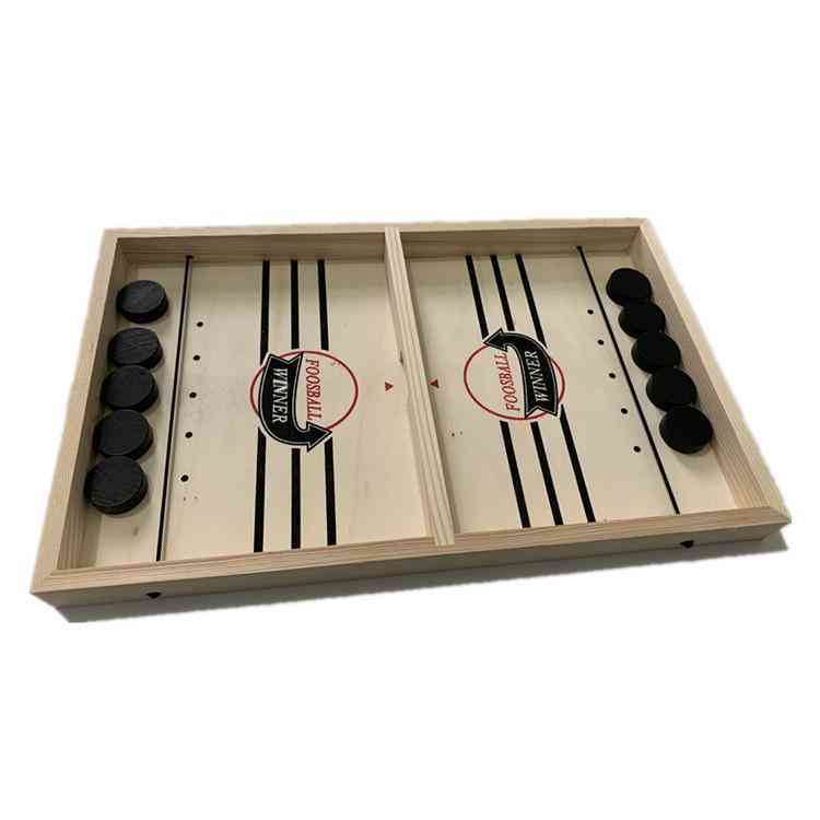 Foosball, Table And Hockey Game Catapult Chess Parent - Puck Board For