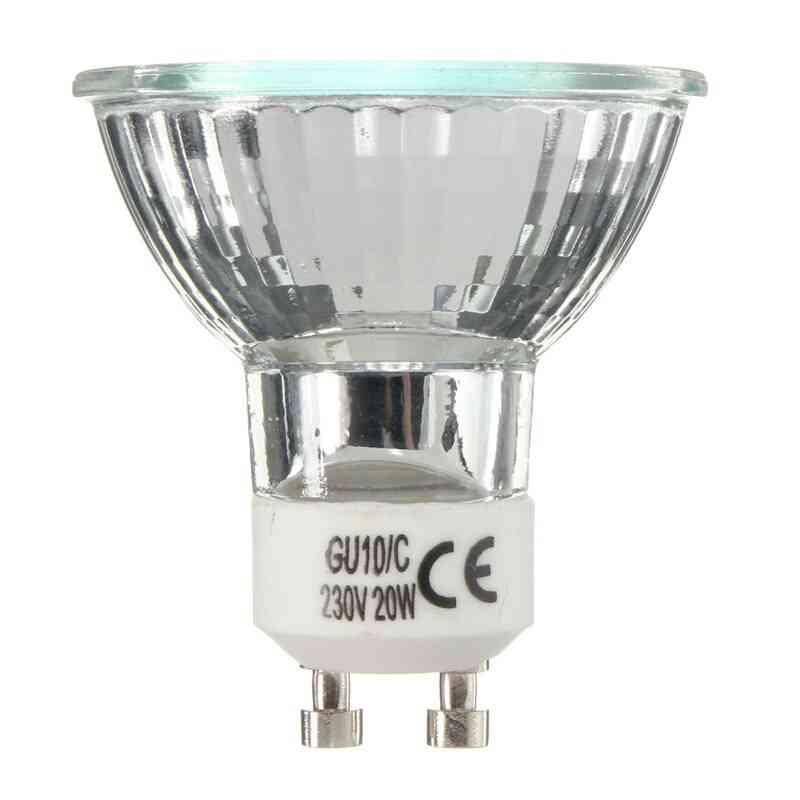 Ampoule halogène gu10 20w 35w 50w ampoule haute luminosité 2800k lumières en verre clair haute efficacité - 20w