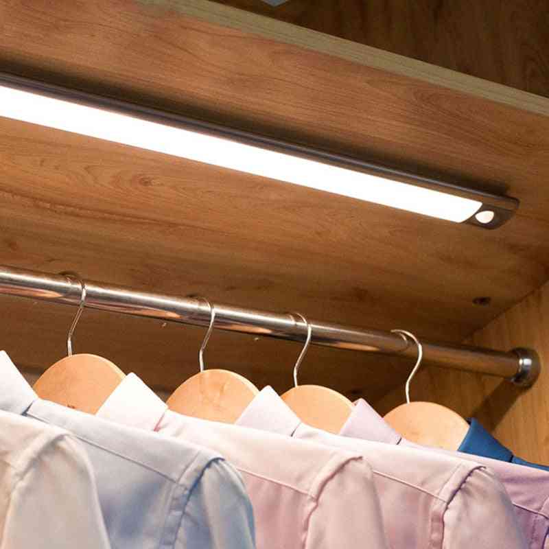 Pir Motion Sensor Led-cabinet Light, Usb Rechargeable Wall Lamps