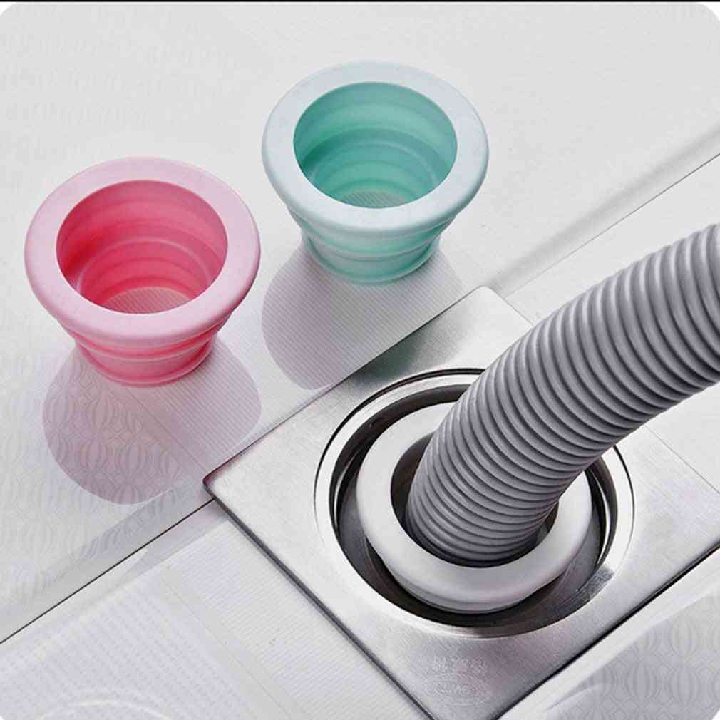 Bathroom / Kitchen Floor Drain Pipe Sewer - Anti Odor Seal Ring, Washer Sealing Plug
