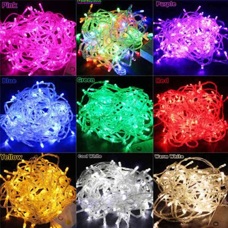 Led String Light Ac220v/ac110v 9 Colors Festoon Lamps Waterproof Outdoor Garland Party Holiday Christmas Decoration
