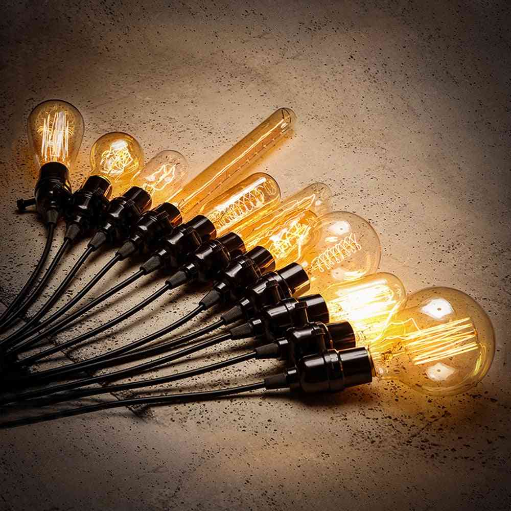 Retro Edison Light Bulb With E27 - Incandescent Ampoule Vintage