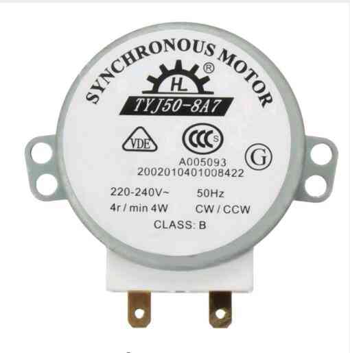 Ac 220v-240v 4w 50hz Cw/ccw Microwave Turntable Turn Table Synchronous Motor