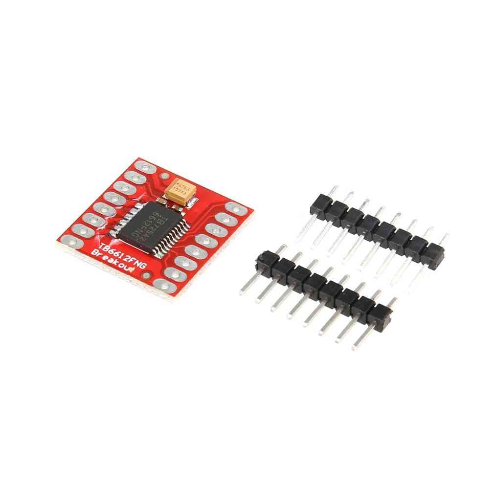Tb6612fng dual dc stepper motor control drive expansion shield board module for arduino micro controller better than l298n