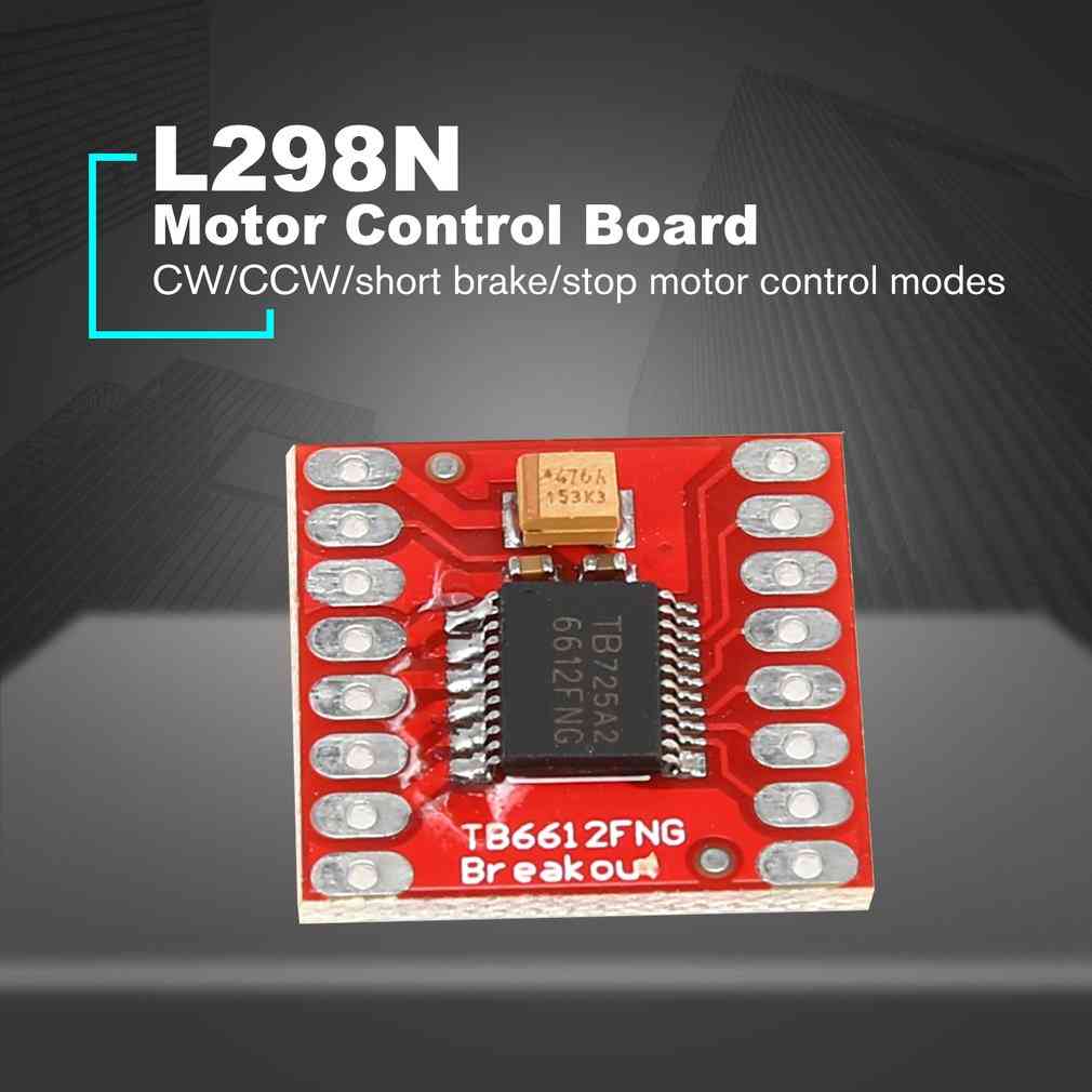 Tb6612fng dual dc stepper motor control drive expansion shield board module for arduino micro controller better than l298n