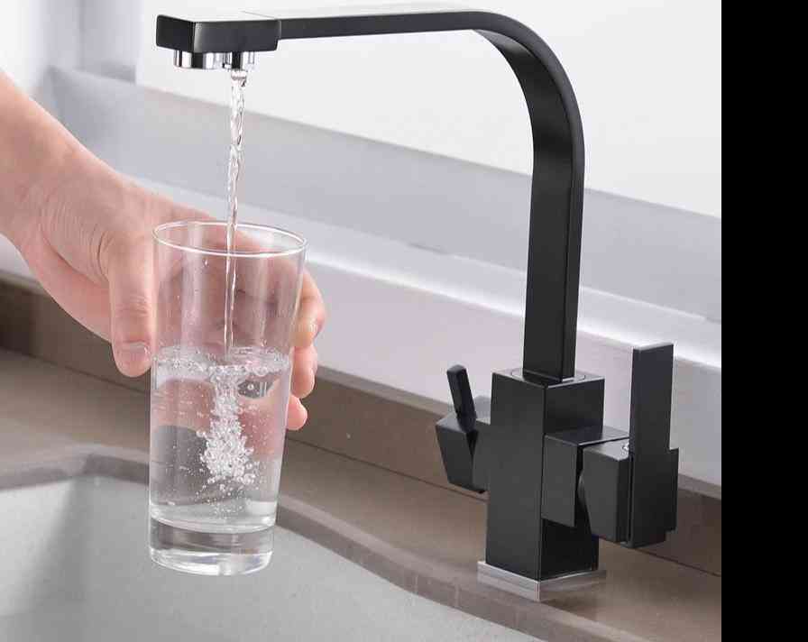 Filter Faucet, Drinking Water Single Hole Hot And Cold Pure Sinks - Deck Mounted Mixer Tap