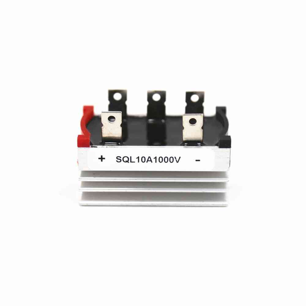 Bldc motor elektrische generator driefasige brug rectificatie sql10a sql1010 sql10-10 10a 1000v gelijkrichter warmteafvoer -