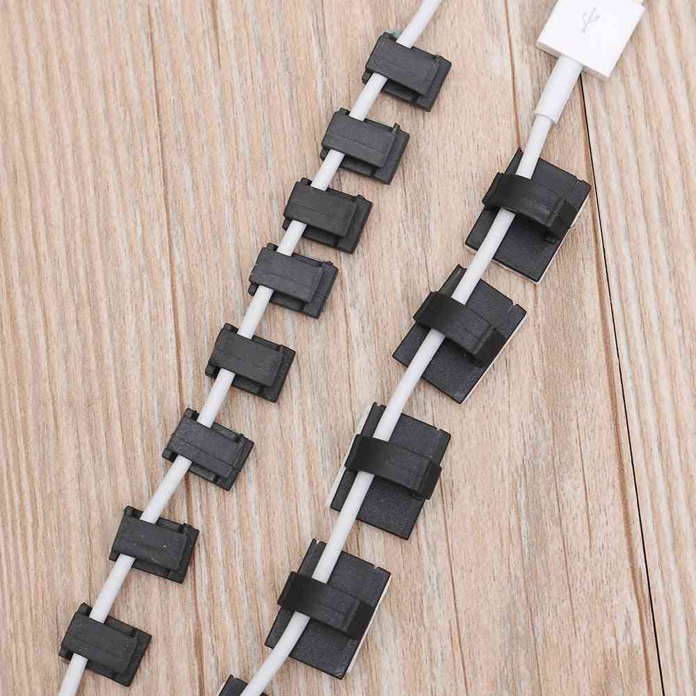 лепилни щипки за кабели за кола - скоби за стена за кабел за управление