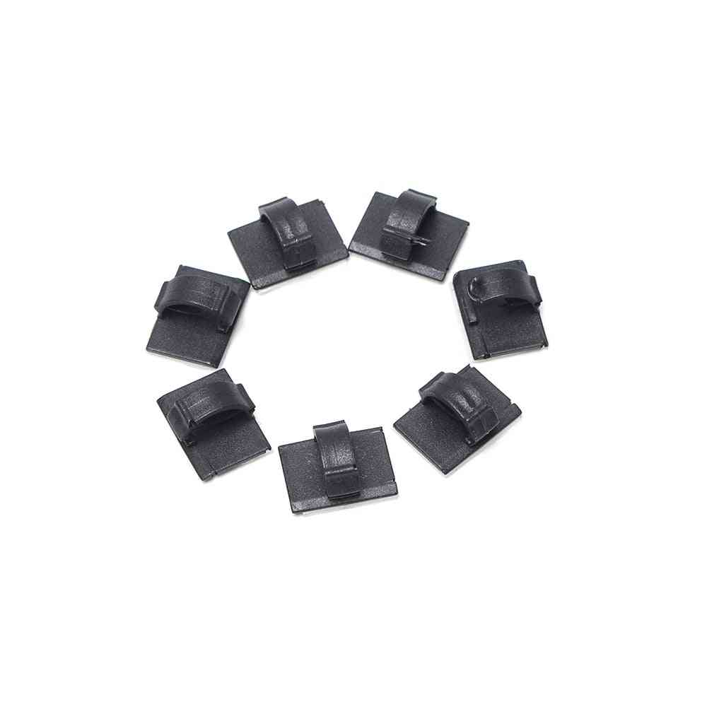 Adhesive Car Cable Clips - Management Desk Wall Cord Clamps