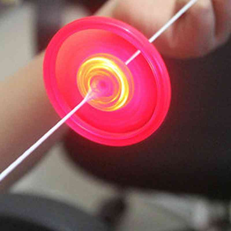Fidget Hand Spinner - Luminous Flashing Pull String Anti Stress
