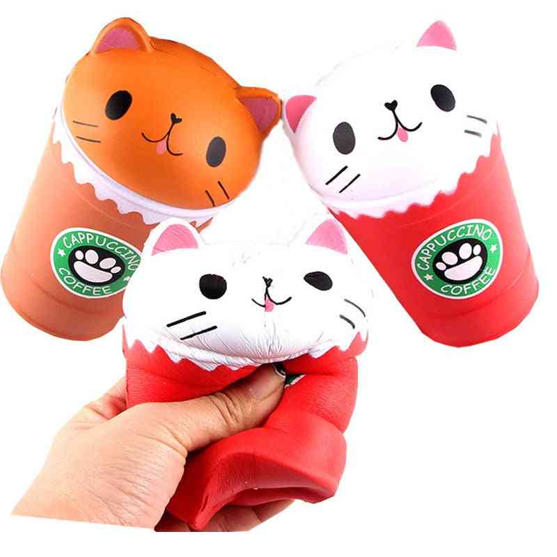 Slow Rising Jumbo Scented Cappuccino Coffee Cup Cat For /