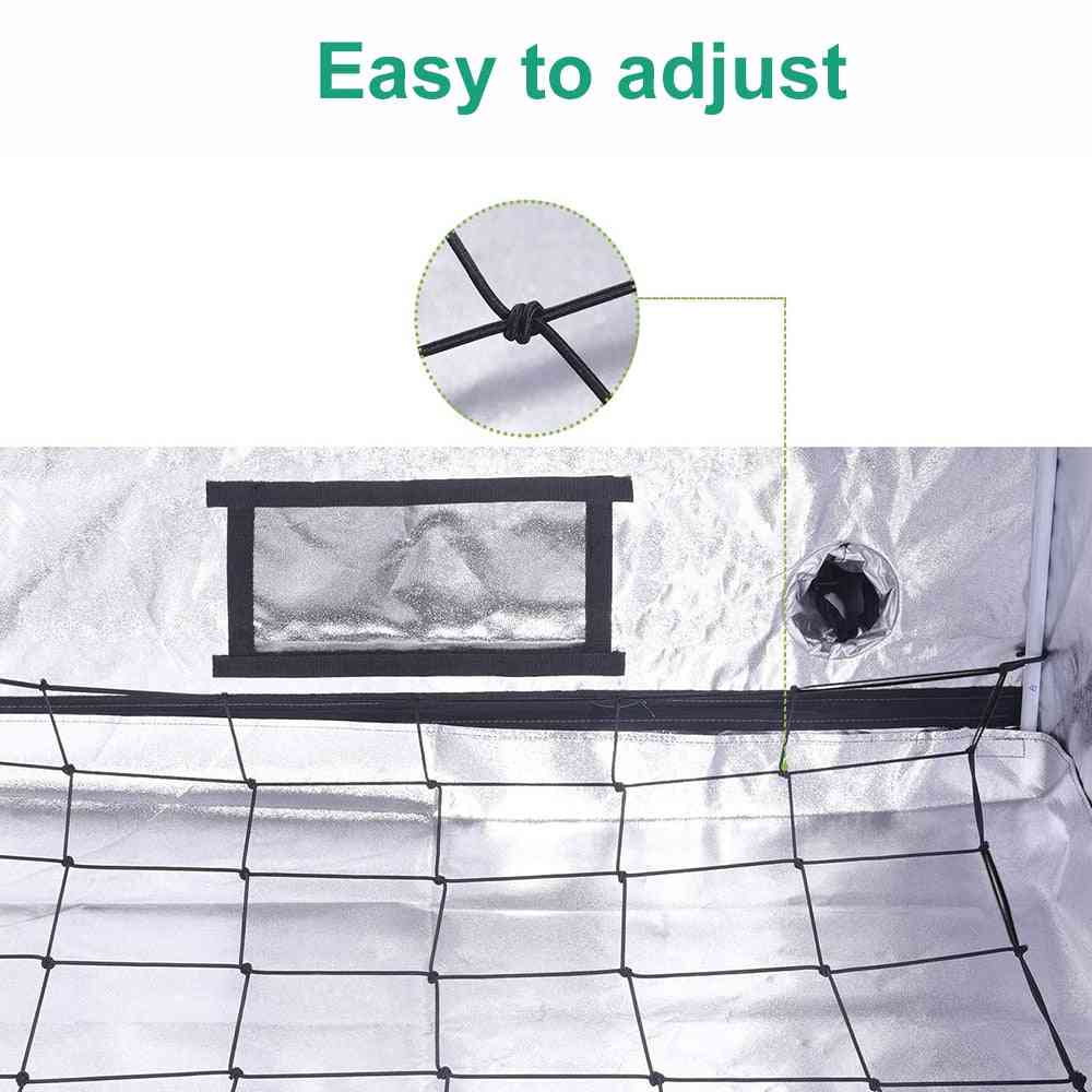 Grow Tent Treillis Net Mesh Filet Plante élastique résistante pour intérieur - 40x40 cm