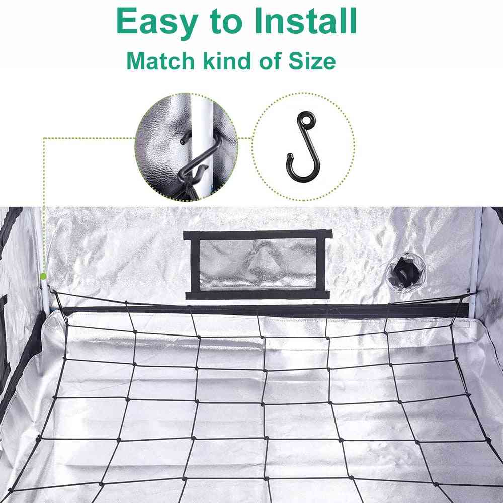 Grow Tent Trellis Elastic Net For Indoor Plants