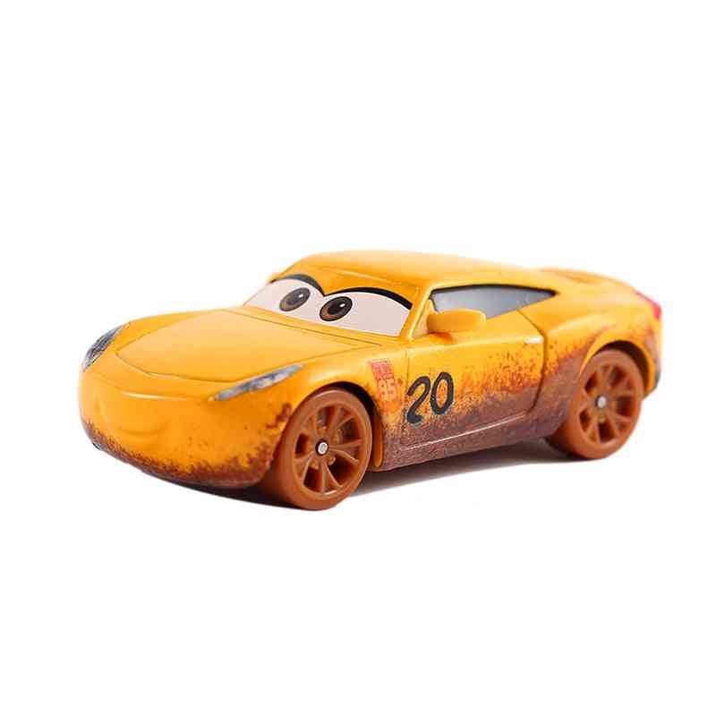 Disney pixar autók - 3 villám, mcqueen, vihar, fémötvözet játék