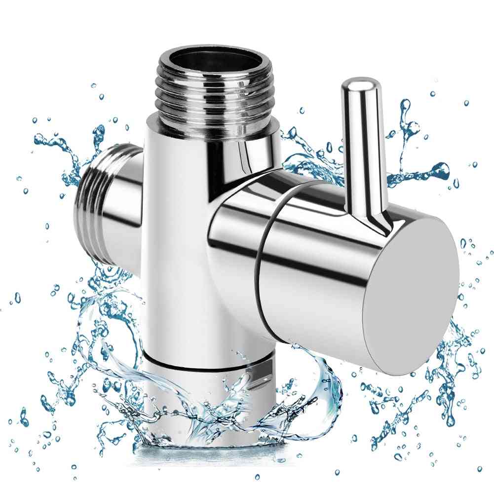 Mosiężny zawór przełączający z trójdrożnym separatorem wody adapter prysznicowy regulowana głowica prysznicowa -