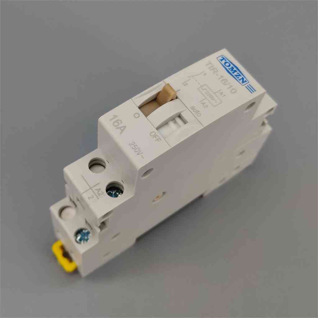 Impulsrelais huishouden- elektrisch pulsbesturingsrelais 16a 1no 220v 50hz / 60hz auto controlerelais voor verlichtingscircuit -