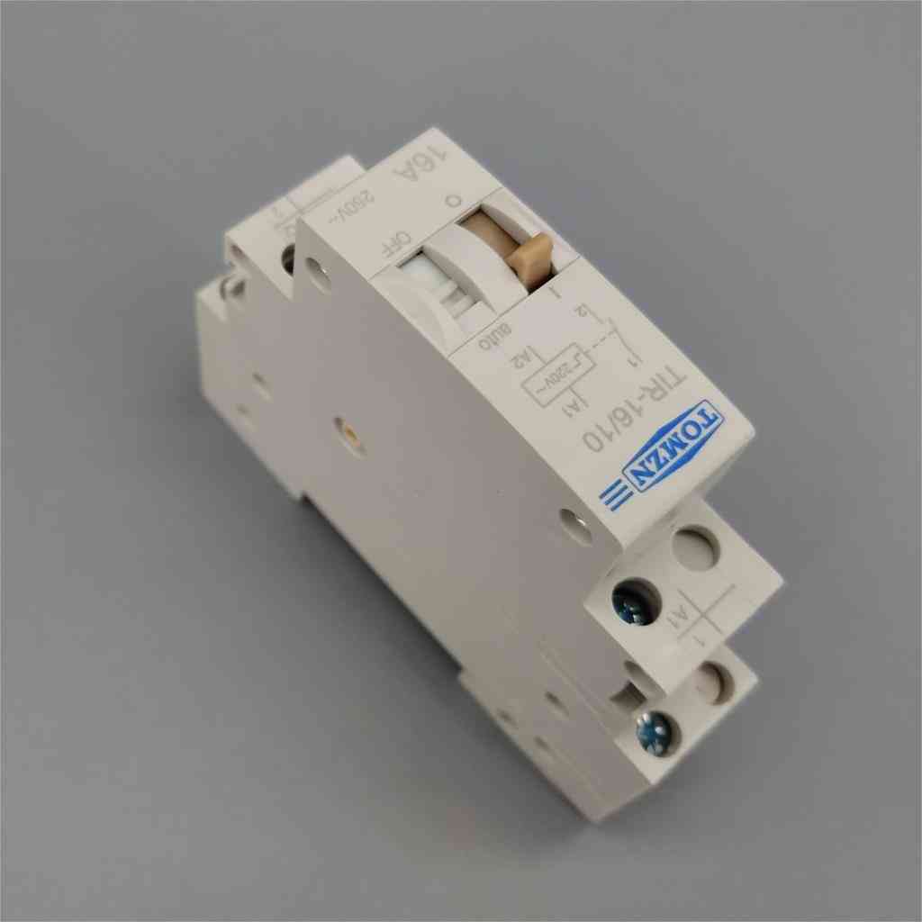 Relè a impulsi per uso domestico - relè di controllo a impulsi elettrici 16a 1no 220v 50hz / 60hz relè di controllo automatico per circuito di illuminazione