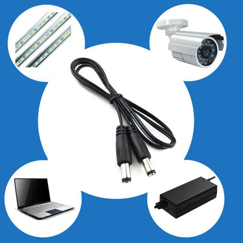 Dc Power Plug -male Cctv Adapter Connector, Cable Extension Cords