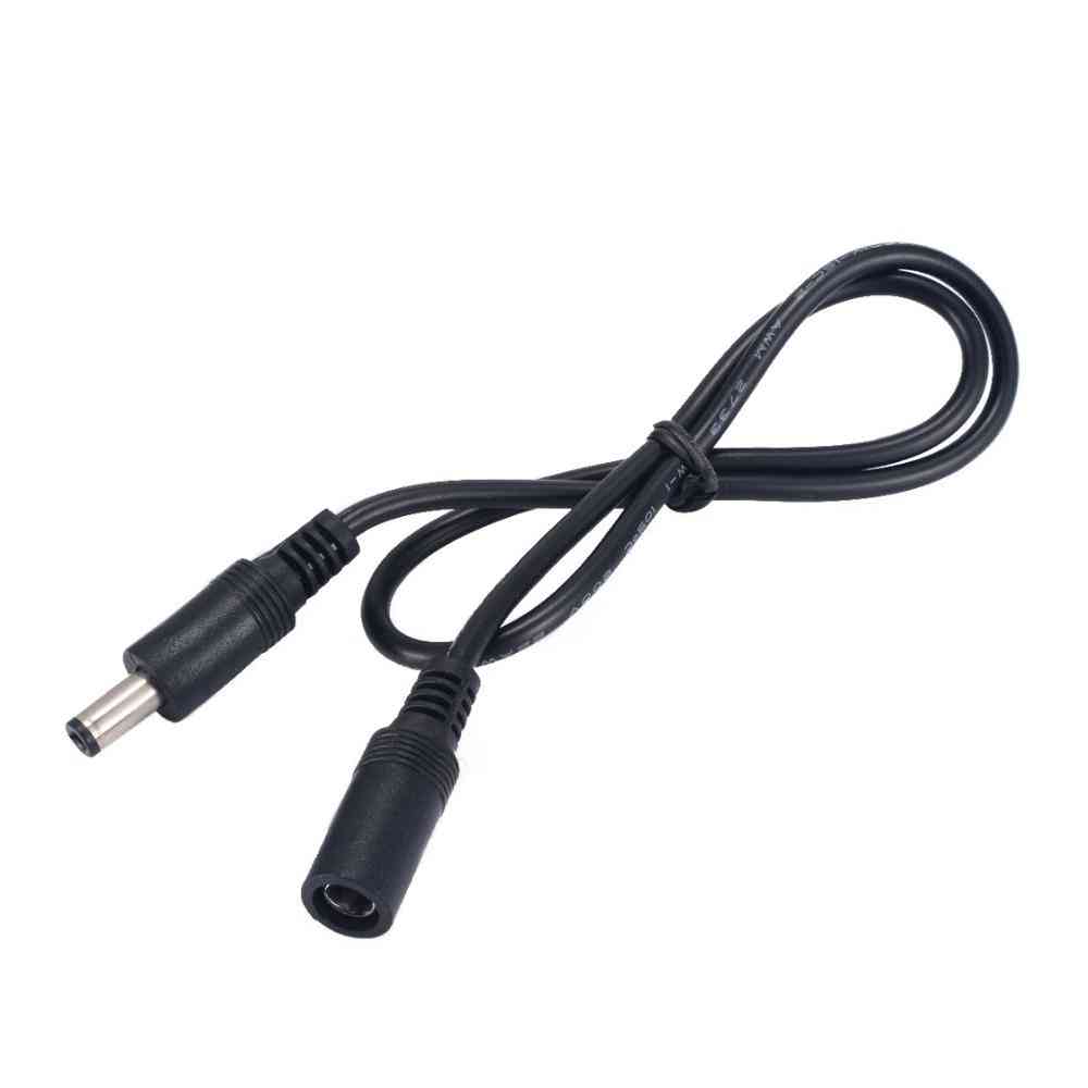 Cable de extensión de alimentación de CC de 12 V: conexión de cable de alambre macho hembra de 5,5 * 2,1 mm, cable de extensión de 1 m / 3 m / 5 m / 10 m para cámara CCTV, electrodomésticos - 1 m 2a nominal currnet