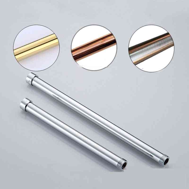 Tubo de ducha de latón extender el tubo con barra de tubo de extensión de 30 cm, aumentar la barra deslizante del tubo - accesorio de baño - cromo