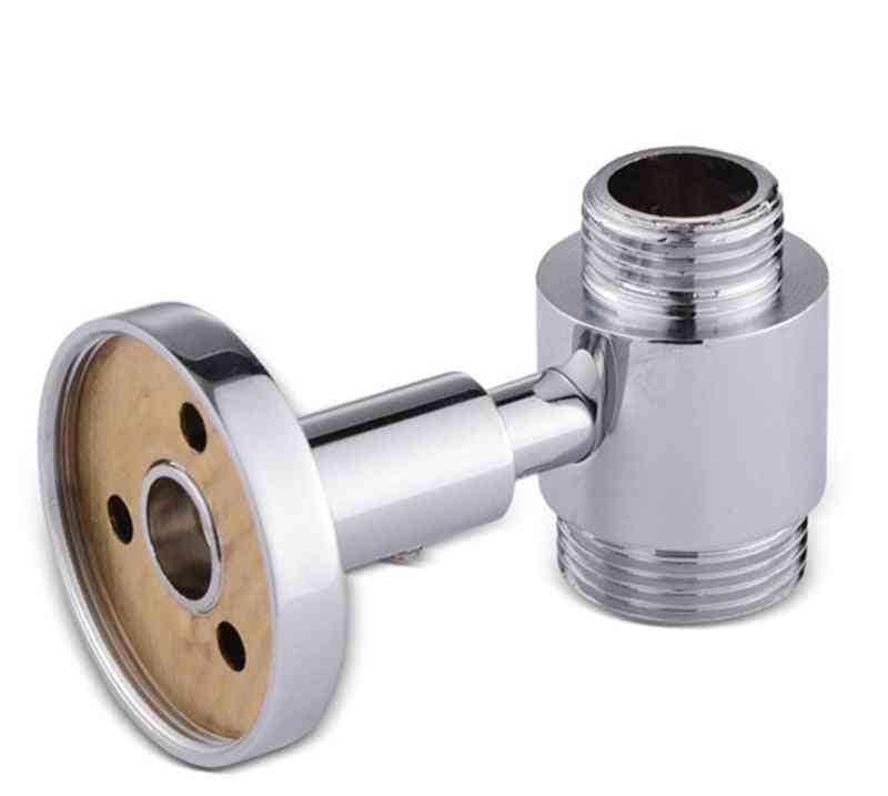4-6.5cm Adjustable Brass Shower Rod Holder