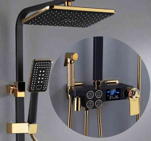 Digital Luxury Thermostatic-shower System Set